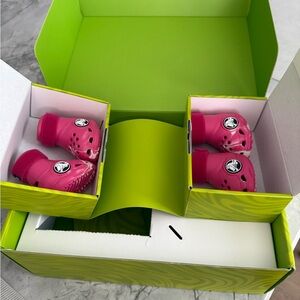 CROCS Pink Dog Shoes